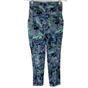 Lululemon Leggings Swift Speed High Rise Crop 21" Rapid Flourish Multi Size 0
